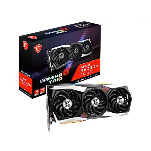 کارت گرافیک ام اس آی Radeon RX 6800 GAMING X TRIO 16G حافظه 16 گیگابایت MSI Radeon™ RX 6800 GAMING X TRIO 16G Graphics Card