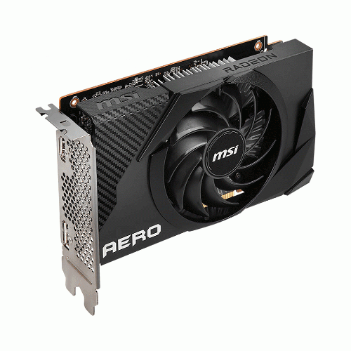کارت گرافیک ام اس آی Radeon RX 6400 AERO ITX 4G msi Radeon RX 6400 AERO ITX 4G GDDR6 Gaming Graphics Card