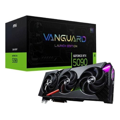 کارت گرافیک ام اس آی مدل GeForce RTX 5090 32G VANGUARD SOC MSI GeForce RTX 5090 32G VANGUARD SOC GDDR7 Graphics Card