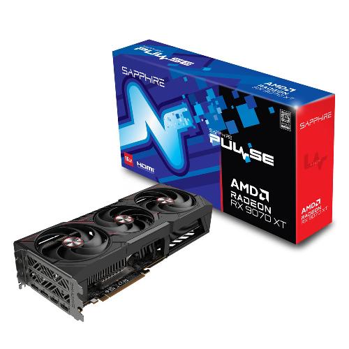 کارت گرافیک سافایر PULSE Radeon RX 9070 XT حافظه 16 گیگابایت Sapphire PULSE Radeon RX 9070 XT 16GB GDDR6 Graphics Card