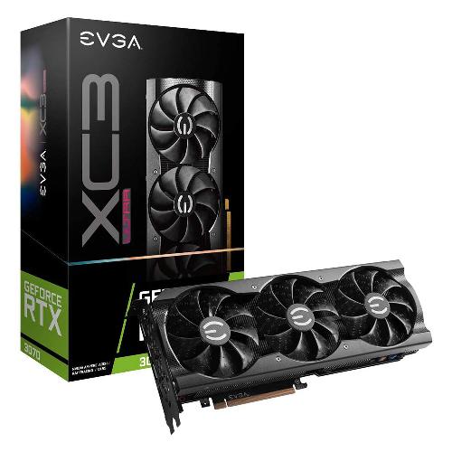 کارت گرافیک ای وی جی ای مدل GeForce RTX 3070 XC3 8GB BLACK GAMING EVGA GeForce RTX 3070 XC3 8GB BLACK GAMING