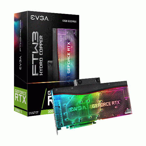 کارت گرافیک ای وی جی ای RTX 3080 Ti FTW3 ULTRA HYDRO COPPER حافظه 12GB EVGA GeForce RTX 3080 Ti FTW3 ULTRA HYDRO COPPER GAMING