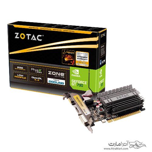 کارت گرافیک زوتاک مدل ZT-71113-20L GT730 با حافظه 2 گیگابایت Zotac ZT-71113-20L GT730 2GB Zone Edition Graphics Card