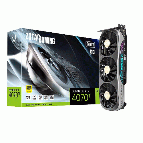 کارت گرافیک زوتک Zotac RTX 4070 Ti Trinity 12GB zotac RTX 4070 Ti Trinity 12GB GDDR6X Graphics Card