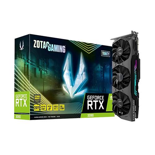 کارت گرافیک زوتک GAMING RTX 3090 Trinity ZOTAC GAMING RTX 3090 24GB GDDR6X Trinity Graphics Card