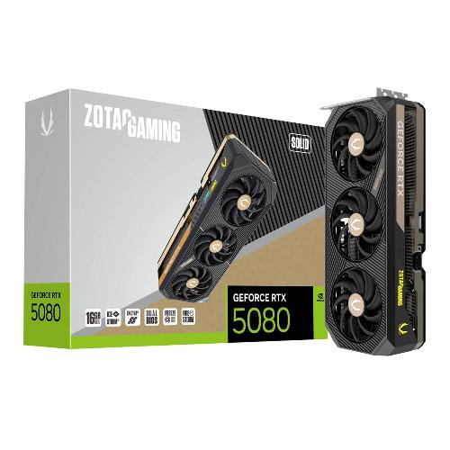 ZOTAC GAMING GeForce RTX 5080 SOLID 16GB GDDR7 Graphics Card
