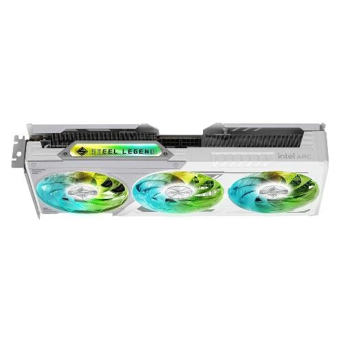 کارت گرافیک ازراک مدل Intel Arc B580 Steel Legend OC حافظه 12 گیگابایت Asrock Intel Arc B580 Steel Legend 12GB OC Graphics Card