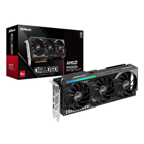 کارت گرافیک ازراک مدل Radeon RX 9070 XT Challenger حافظه 16 گیگابایت Asrock AMD Radeon RX 9070 XT Challenger 16GB