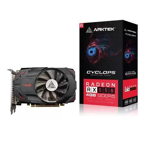 ArkTek Radeon RX550 4GB 128Bit DP Graphics Card
