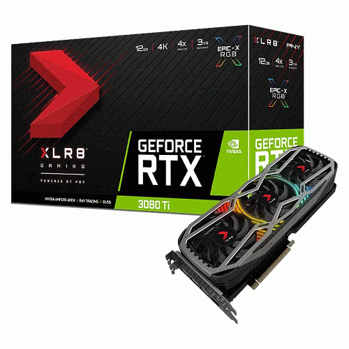 کارت گرافیک پی ان وای GeForce RTX 3080TI XLR8 GAMING 12G PNY GeForce RTX 3080TI XLR8 GAMING 12G Graphics Card