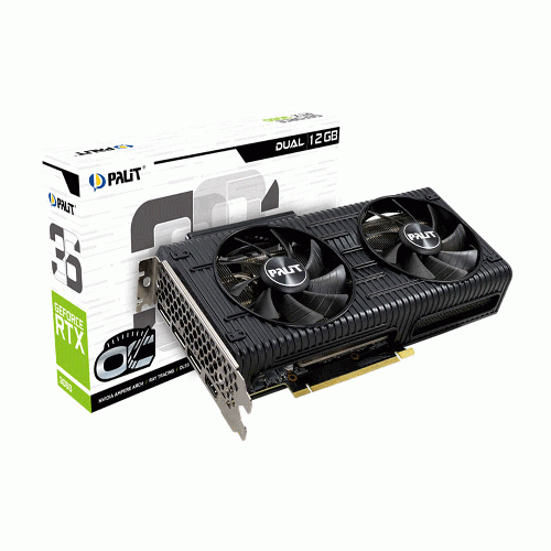 کارت گرافیک پلیت مدل GeForce RTX 3060 Dual 12GB Palit GeForce RTX 3060 Dual 12GB Graphics Card