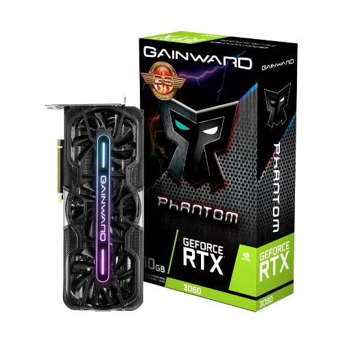 کارت گرافیک گینوارد GeForce RTX™ 3080 Phantom با حافظه 10گیگا بایت gainward GeForce RTX™ 3080 Phantom 10GB Graphics Card