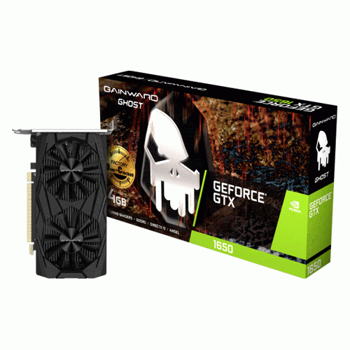 کارت گرافیک گینوارد GeForce GTX 1650 Ghost حافظه 4 گیگابایت gainward GeForce GTX 1650 Ghost 4GB Graphics Card