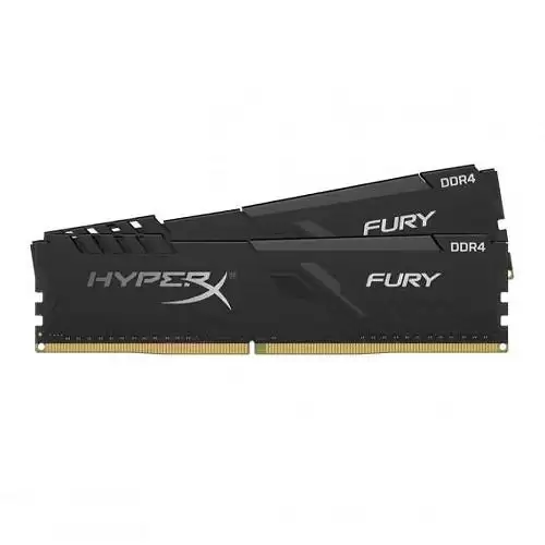رم کینگستون مدل hyperx fury 3200 دو کاناله با ظرفیت 64 گیگابایت Kingston hyperx fury 64GB 3200MHz Dual Channel RAM