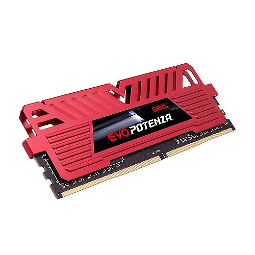 رم ژل سری EVO POTENZA با ظرفیت 8 گیگابایت و فرکانس 3000 مگاهرتز geil EVO POTENZA DDR4 8GB 3000MHz CL15 Single Channel Desktop RAM