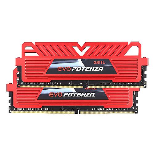 رم کامپیوتر ژل سری EVO POTENZA با حافظه 16 گیگابایت و فرکانس 3000 مگاهرتز geil EVO POTENZA DDR4 16GB 3000MHz CL15 Single Channel Desktop RAM