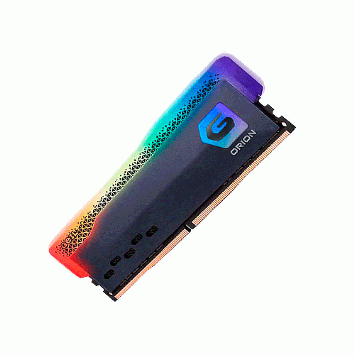 رم گیل ORION RGB Black 16GB 8GBx2 3200MHz CL16 Geil ORION RGB Black 16GB 8GBx2 3200MHz CL16 DDR4 Memory