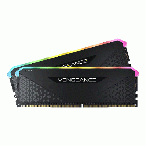 رم دو کاناله کرسیر VENGEANCE RGB RS با حافظه 16 گیگابایت و فرکانس 3600 مگاهرتز Corsair VENGEANCE RGB RS 16GB 3600MHz CL18 DDR4 Dual Channel Desktop RAM