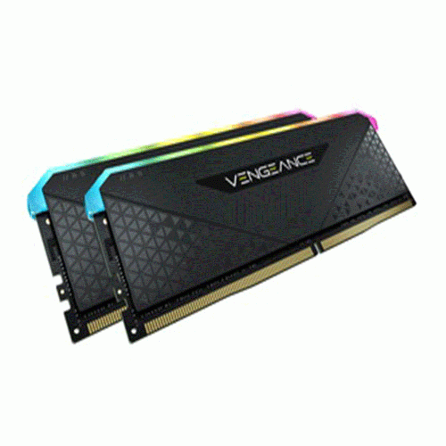 رم دو کاناله کرسیر VENGEANCE RGB RS با حافظه 16 گیگابایت و فرکانس 3600 مگاهرتز Corsair VENGEANCE RGB RS 16GB 3600MHz CL18 DDR4 Dual Channel Desktop RAM