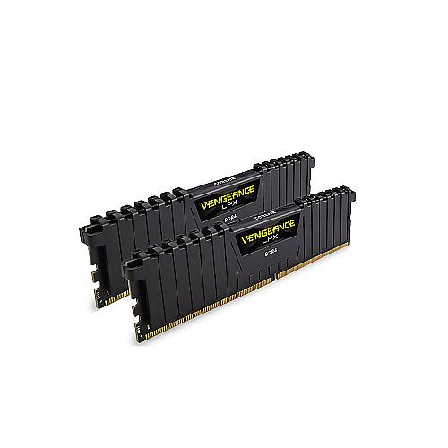 رم دسکتاپ کورسیر سری ونجنز ال پی ایکس با حافظه 32 گیگابایت و فرکانس 2400 مگاهرتز Corsair Vengeance LPX DDR4 32GB 16GB x 2 2400MHz CL16 Dual Channel Ram