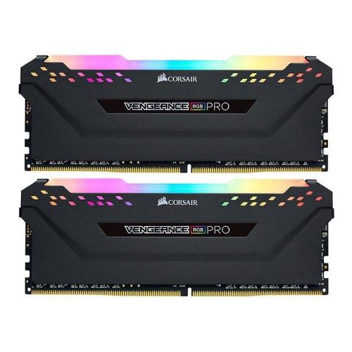 رم کامپیوتر کورسیر دو کاناله مدل Vengeance RGB Pro فرکانس 3200 مگاهرتز DDR4 تایمینگ CL16 حافظه 16 گیگابایت Corsair Vengeance RGB Pro Dual Channel CL16 3200MHz DDR4 16GB Desktop RAM