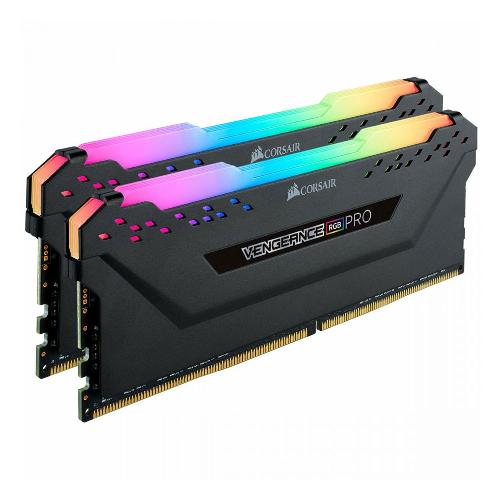 رم کامپیوتر کورسیر دو کاناله مدل Vengeance RGB Pro فرکانس 3200 مگاهرتز DDR4 تایمینگ CL16 حافظه 16 گیگابایت Corsair Vengeance RGB Pro Dual Channel CL16 3200MHz DDR4 16GB Desktop RAM