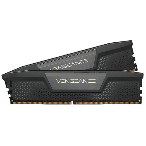 رم DDR5 دسکتاپ کورسیر مدل Vengance Black دو کاناله 32 گیگابایت 6000Mhz CL40 Corsair Vengance Black DDR5 32 GB 6000Mhz CL40 Dual Channel Desktop RAM