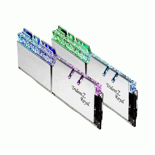 رم کامپیوتر RAM جی اسکیل دو کاناله مدل Trident Z Royal RS DDR4 3600MHz CL18 Dual ظرفیت 64 گیگابایت G.SKILL Trident Z Royal RS DDR4 64GB 3600MHz CL18 Dual Channel Desktop RAM
