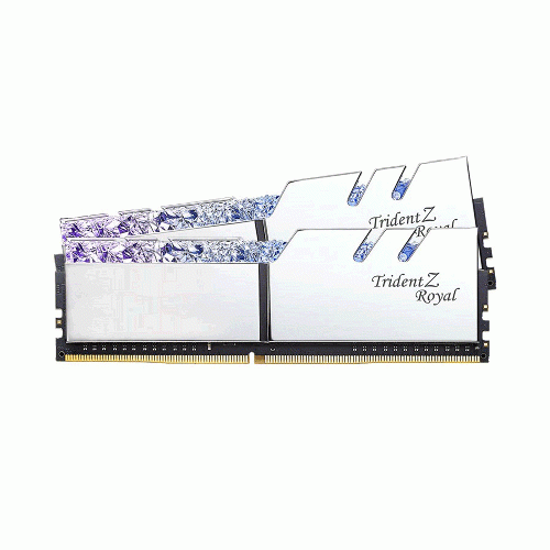 رم کامپیوتر RAM جی اسکیل دو کاناله مدل Trident Z Royal RS DDR4 3600MHz CL18 Dual ظرفیت 64 گیگابایت G.SKILL Trident Z Royal RS DDR4 64GB 3600MHz CL18 Dual Channel Desktop RAM