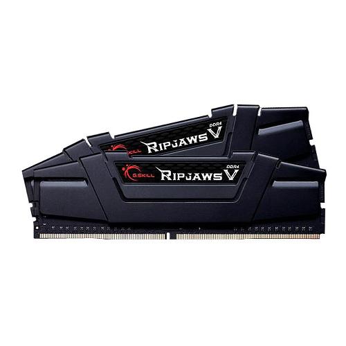 رم کامپیوتر RAM جی اسکیل دوکاناله مدل Ripjaws V DDR4 3600MHz CL18 Dual ظرفیت 64 گیگابایت G.SKILL Ripjaws V DDR4 64GB 3600MHz CL18 Dual Channel Desktop RAM