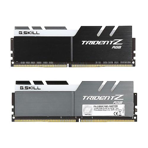 رم سری TridentZ RGB با ظرفیت 16 گیگابایت و فرکانس 3200 مگاهرتز G.Skill TridentZ RGB DDR4 16GB 3200MHz CL16 Dual Channel Desktop RAM