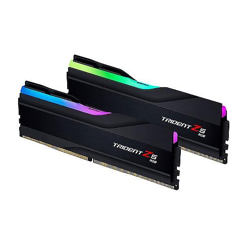 رم کامپیوتر RAM جی اسکیل دو کاناله مدل Trident Z5 RGB با حافظه 32 گیگابایت و فرکانس 5600 مگاهرتز G.Skill TRIDENT Z5 RGB 32GB DDR5-5600MHz CL40 Dual Desktop RAM
