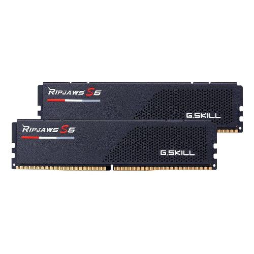 رم کامپیوتر جی اسکیل مدل Ripjaws S5 دوکاناله DDR5 و 5600 مگاهرتز ظرفیت 64 گیگابایت GSKILL Ripjaws S5 DDR5 5600Mhz CL30 64GB (2x32GB) Dual Channel RAM