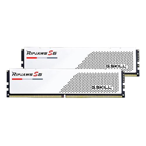 رم کامپیوتر جی اسکیل مدل Ripjaws S5 دوکاناله DDR5 و 5600 مگاهرتز ظرفیت 64 گیگابایت GSKILL Ripjaws S5 DDR5 5600Mhz CL30 64GB (2x32GB) Dual Channel RAM
