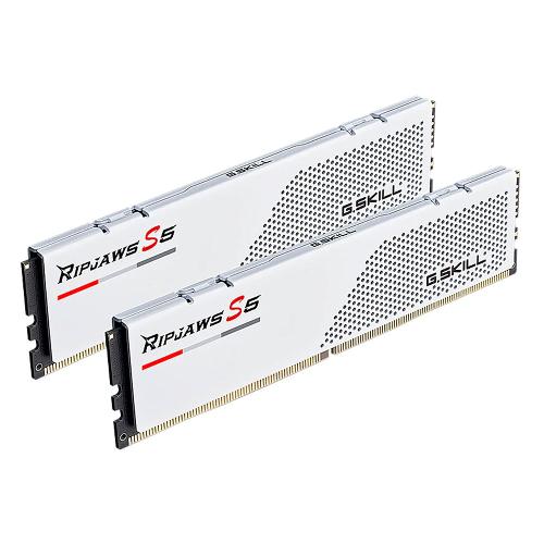 رم کامپیوتر جی اسکیل دو کاناله مدل Ripjaws S5 فرکانس 6000 مگاهرتز DDR5 تایمینگ CL36 حافظه 32 گیگابایت G.Skill Ripjaws S5 Dual Channel CL36 6000MHz DDR5 32GB Computer RAM
