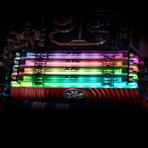 رم کامپیوتر ای دیتا DDR4 تک کاناله 3000 مگاهرتز CL16 مدل XPG SPECTRIX D80 RGB ظرفیت 8 گیگابایت ADATA XPG SPECTRIX D80 RGB 8GB 3000MHz CL16 DDR4 Desktop Memory