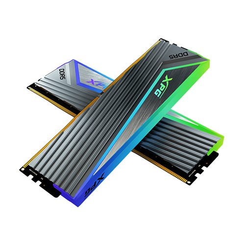 رم کامپیوتر ای دیتا DDR5 دو کاناله 6000 مگاهرتز CL40 مدل XPG CASTER RGB ظرفیت 32 گیگابایت ADATA XPG CASTER RGB 2×16GB 6000MHz CL40 DDR5 Desktop Memory