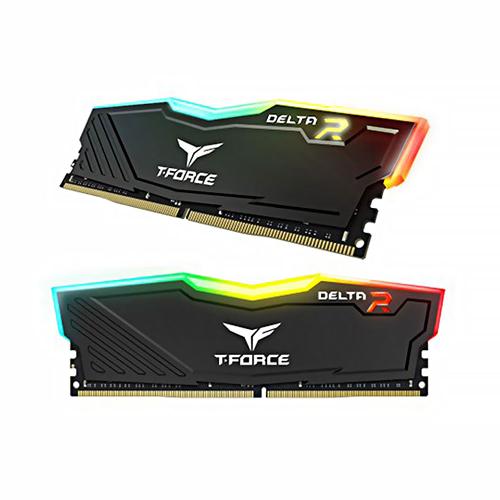 Ram Desktop DDR4 Dual Channel 3600 MHz CL18 DELTA RGB Team Group Capacity 16 Gigabytes