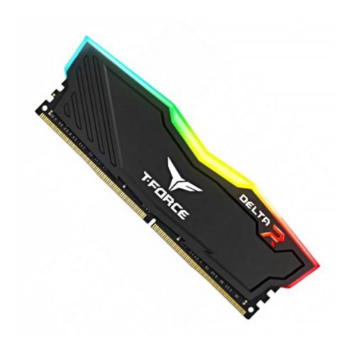 رم کامپیوتر DDR4 تک کاناله 3200 مگاهرتز CL16 تیم گروپ DELTA RGB ظرفیت 16 گیگابایت Ram Desktop DDR4 Single Channel 3200 MHz CL16 DELTA RGB Team Group Capacity 16 Gigabytes