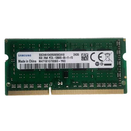 رم لپتاپ DDR3L فرکانس 1600MHz تایمینگ CL11 سامسونگ مدل YK0 ظرفیت 8 گیگابایت Samsung YK0 DDR3L 1600MHz Dual Rank 8GB Laptop RAM