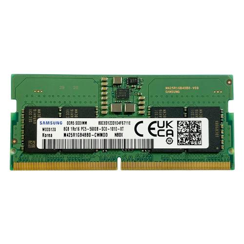 رم لپ تاپ DDR5 تک کاناله 5600 مگاهرتز سامسونگ مدل M425R1GB ظرفیت 8 گیگابایت Samsung M425R1GB DDR5 5600MHz CL46 Single Channel 8GB Laptop RAM