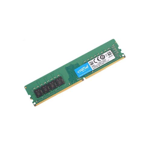 رم کامپیوتر کروشیال با حافظه 8 گیگابایت و فرکانس 2400 مگاهرتز Crucial CT8G4DFS824A DDR4 8GB 2400MHz CL17 UDIMM Desktop Ram