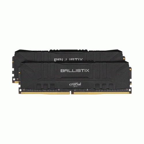 رم دسکتاپ DDR4 دو کاناله 3200 مگاهرتز CL16 کروشیال Ballistix ظرفیت 16 گیگابایت Crucial BALLISTIX DDR4 3200MHz CL16 Dual Channel Desktop RAM - 16GB
