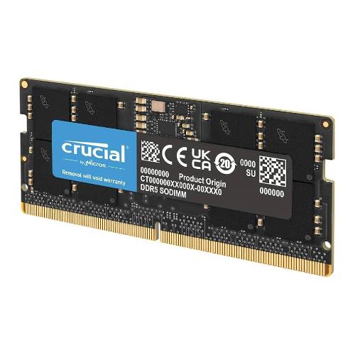 Crucial DDR5 SO-DIMM 16GB Single 4800MHz CL40 Laptop RAM