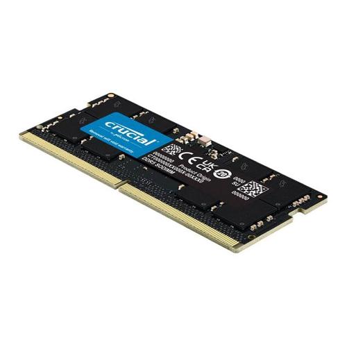 رم لپتاپ DDR5 تک کاناله 4800 مگاهرتز کروشیال مدل CT16 ظرفیت 16 گیگابایت Crucial CT16 DDR5 4800MHz CL40 16GB Laptop RAM