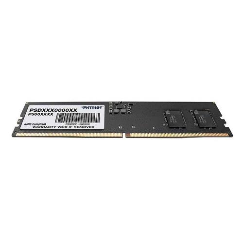 رم کامپیوتر پتریوت تک کاناله مدل Signature Line فرکانس 5200 مگاهرتز DDR5 تایمینگ CL42 حافظه 8 گیگابایت Patriot Signature Line DDR5 8GB Single-Channel Desktop RAM, 5200MHz, CL42
