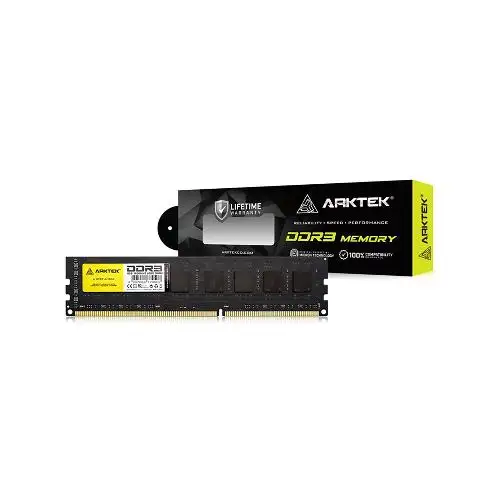 ARKTEK DDR3 1600MHz CL10 Single Channel Desktop RAM - 8GB