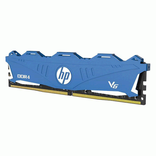 رم دسکتاپ اچ پی V6 با ظرفیت 16 گیگابایت و فرکانس 3000 مگاهرتز HP V6 DDR4 16GB 3000MHz single channel desktop RAM