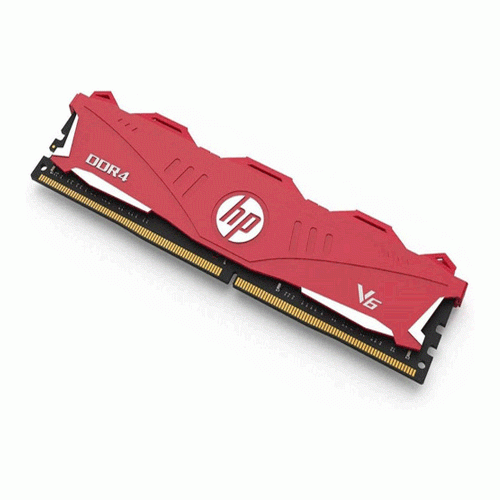 رم اچ پی سری V6 با ظرفیت 16 گیگابایت و فرکانس 2666 مگاهرتز HP V6 DDR4 16GB 2666MHz single channel desktop RAM