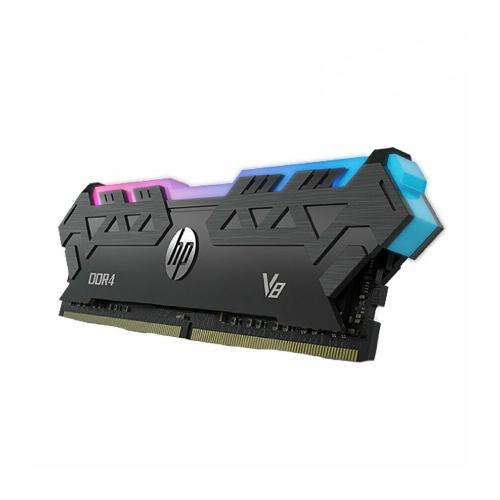 رم اچ پی سری V8 RGB با ظرفیت 8 گیگابایت و فرکانس 3000 مگاهرتز HP V8 DDR4 8GB 3000MHz CL16 single channel desktop RAM